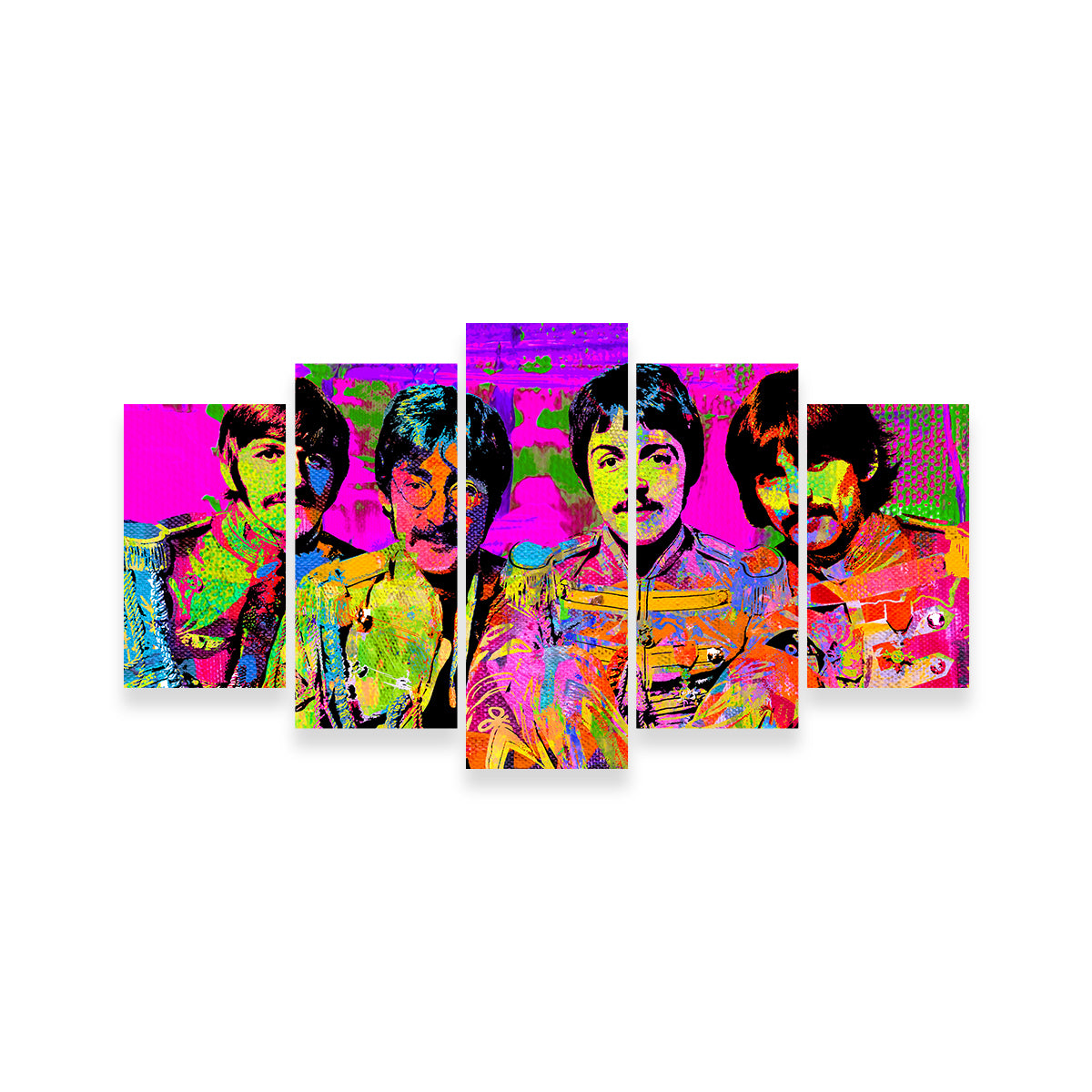 Sgt. Pepper's Iconic Beatles Wall Art by Stephen Chambers