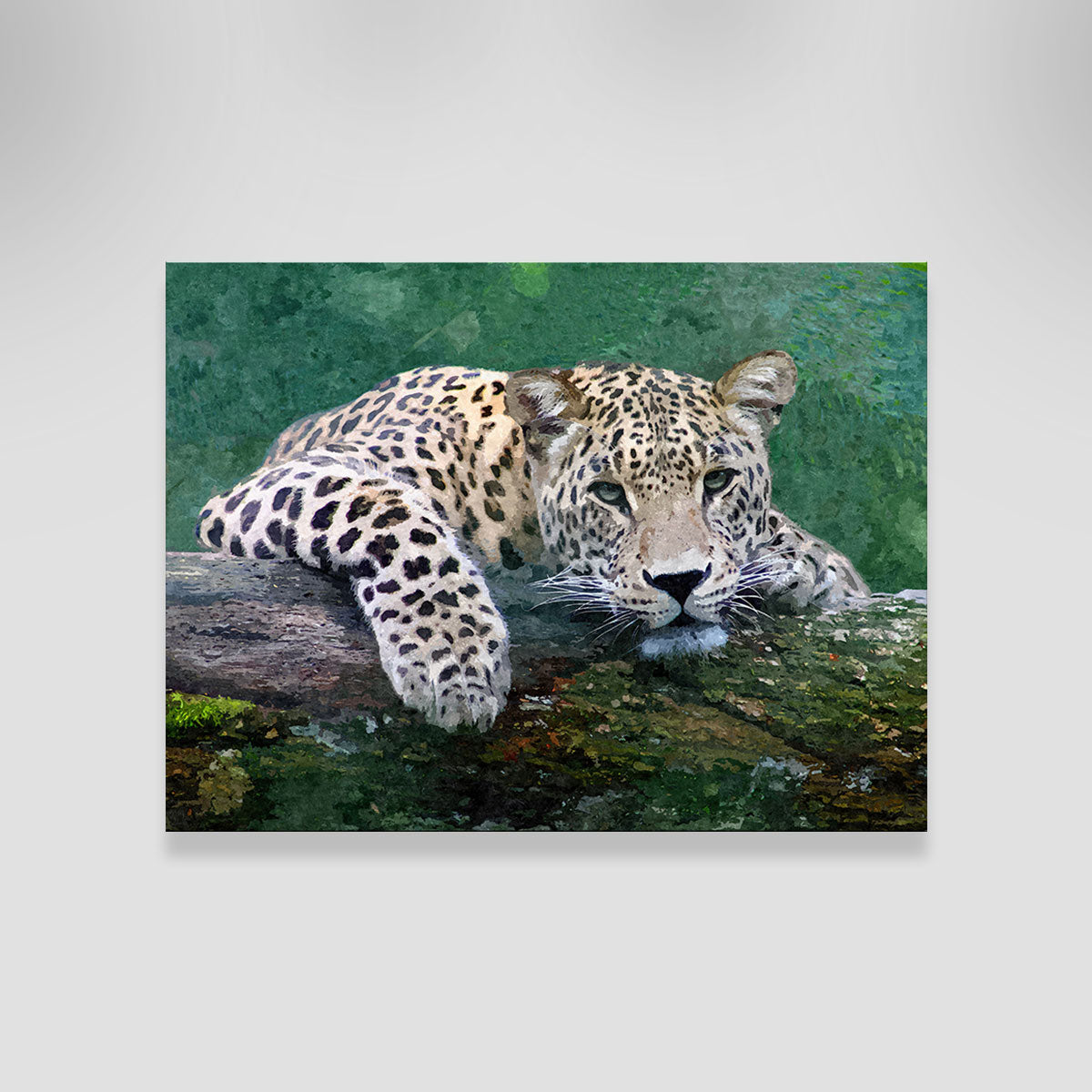 Exquisite Snow Leopard Wall Art by Denise Dundon