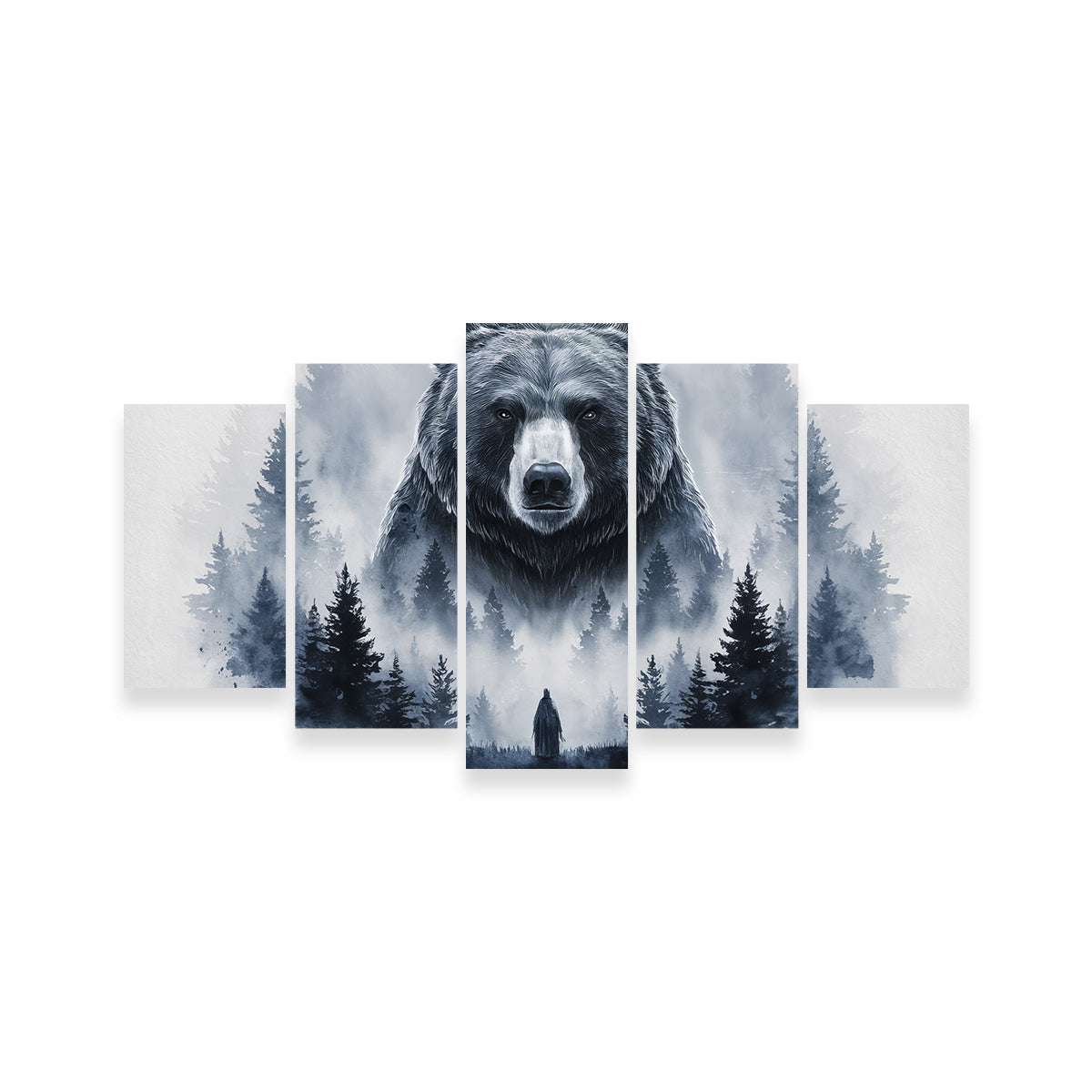 Exquisite Bear Forest Wall Art for Stunning Home Decor