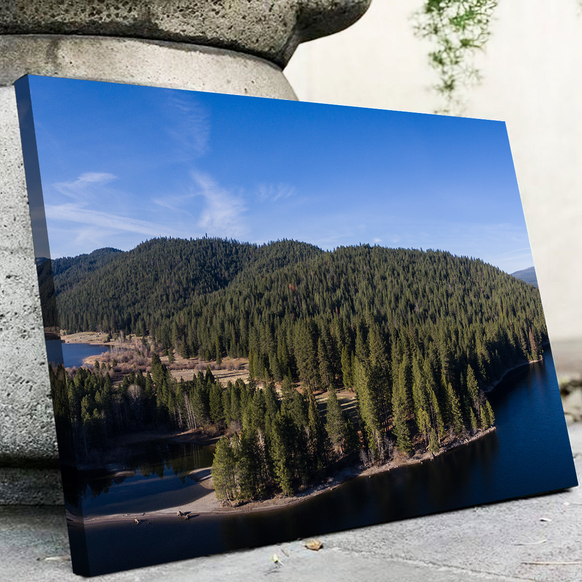 Breathtaking Siskiyou Lake and Mount Shasta Wall Art for Stunning Home Decor