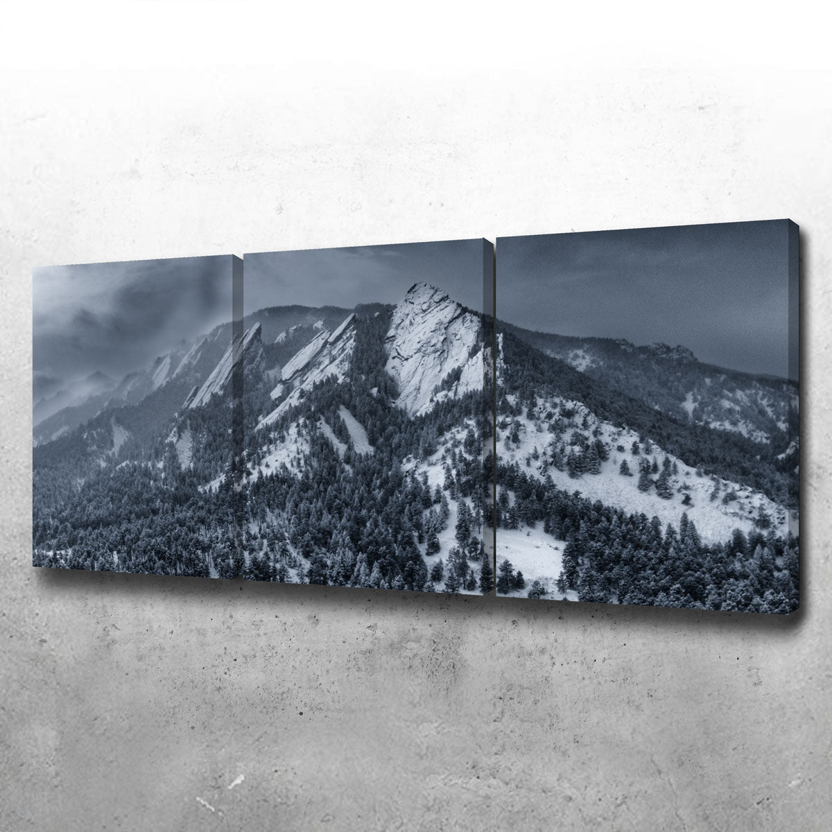 Breathtaking Snow On The Flatirons Wall Art for Stunning Home Decor