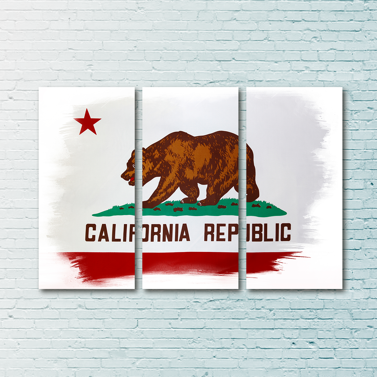 Stunning California State Flag Wall Art for Your Home Decor