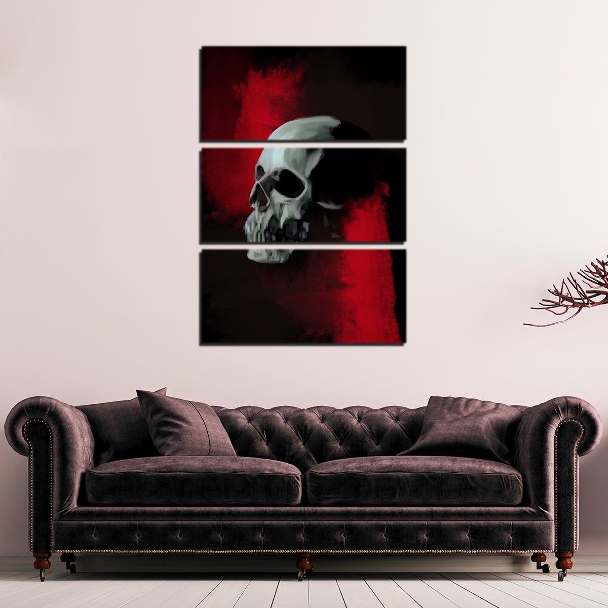 Stunning Skull Still Life Wall Art by Andy Brackpool