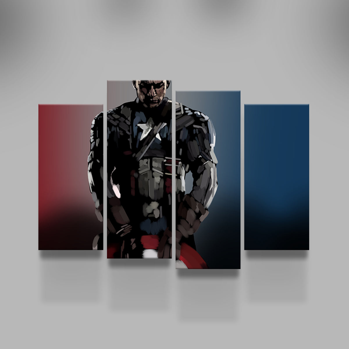 Captain America's Cap and His Shield Wall Art by Andy Brackpool
