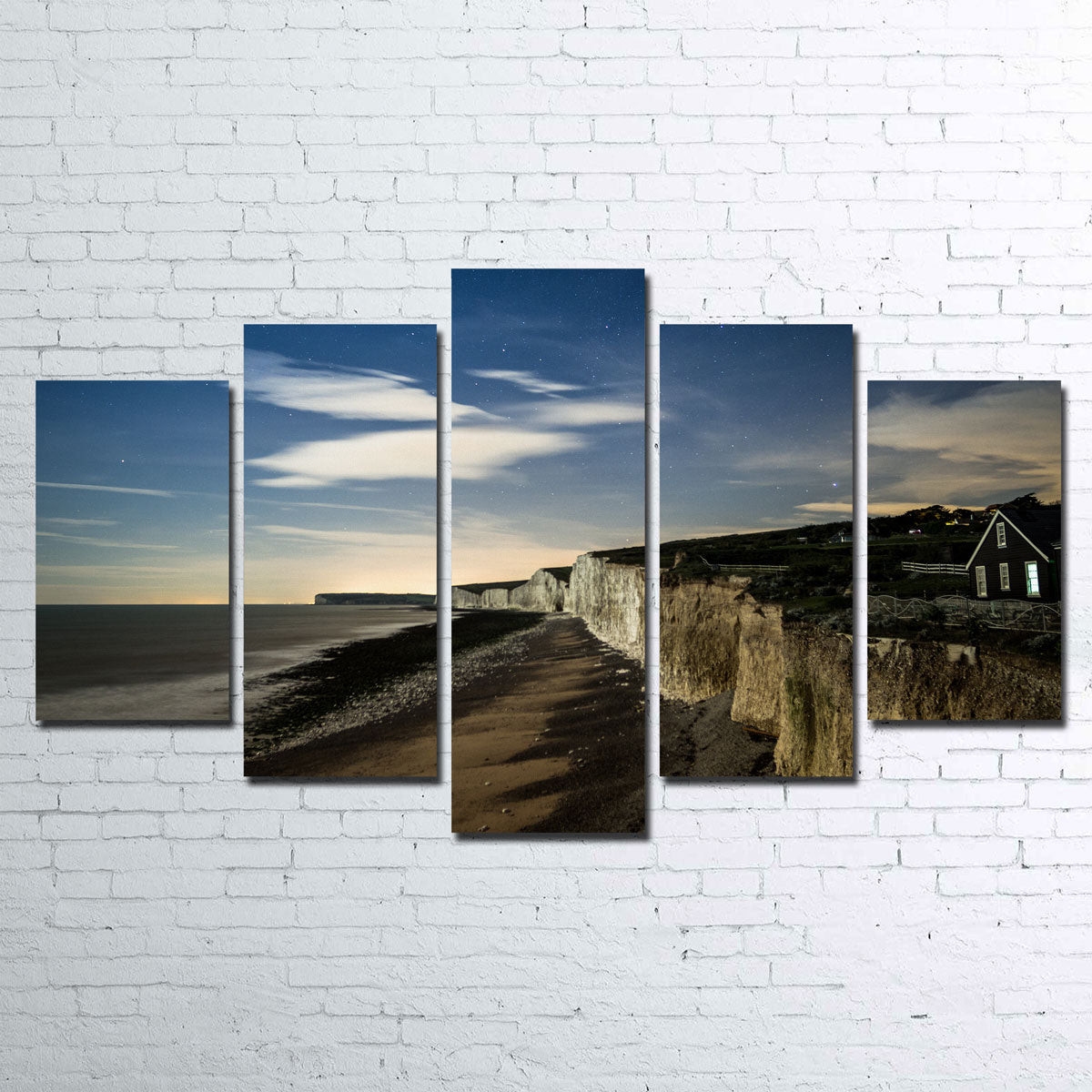 Stunning Chalk Cliffs at Birling Gap Wall Art by Mike Cotton