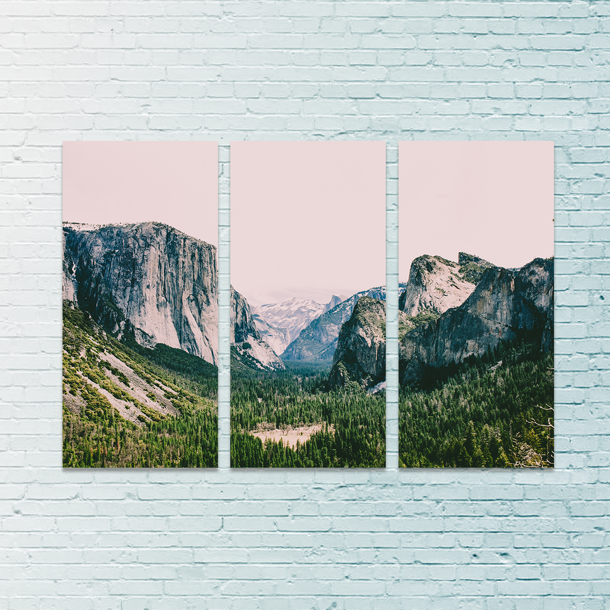 Stunning Pink Yosemite Wall Art by Kyle Sherry