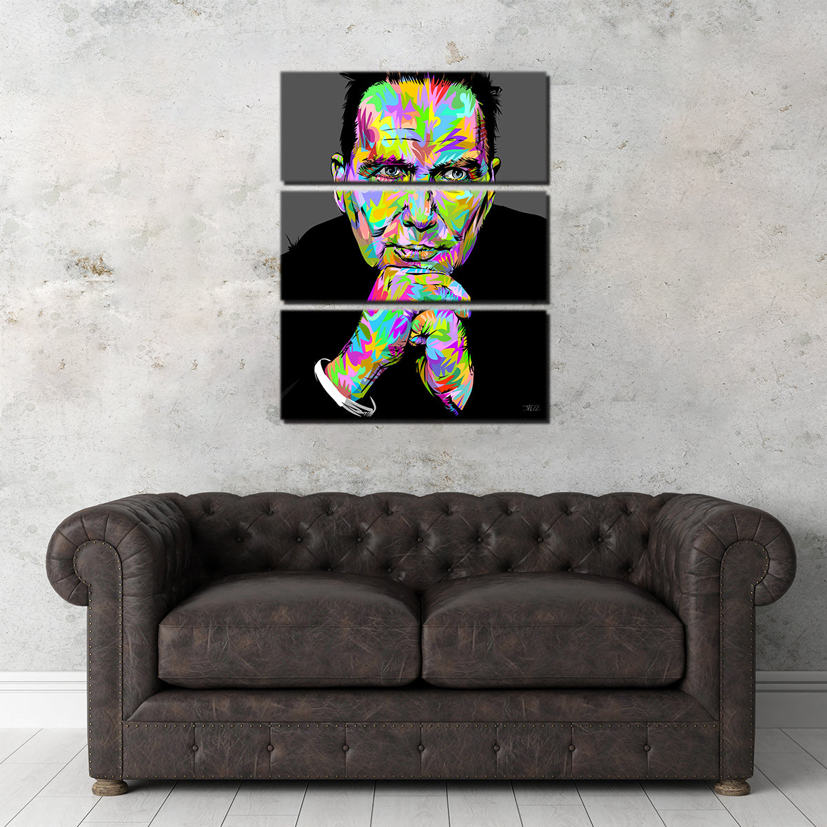 Norm Rip Wall Art - Sustainable Pine Framed Museum Quality Canvas Print