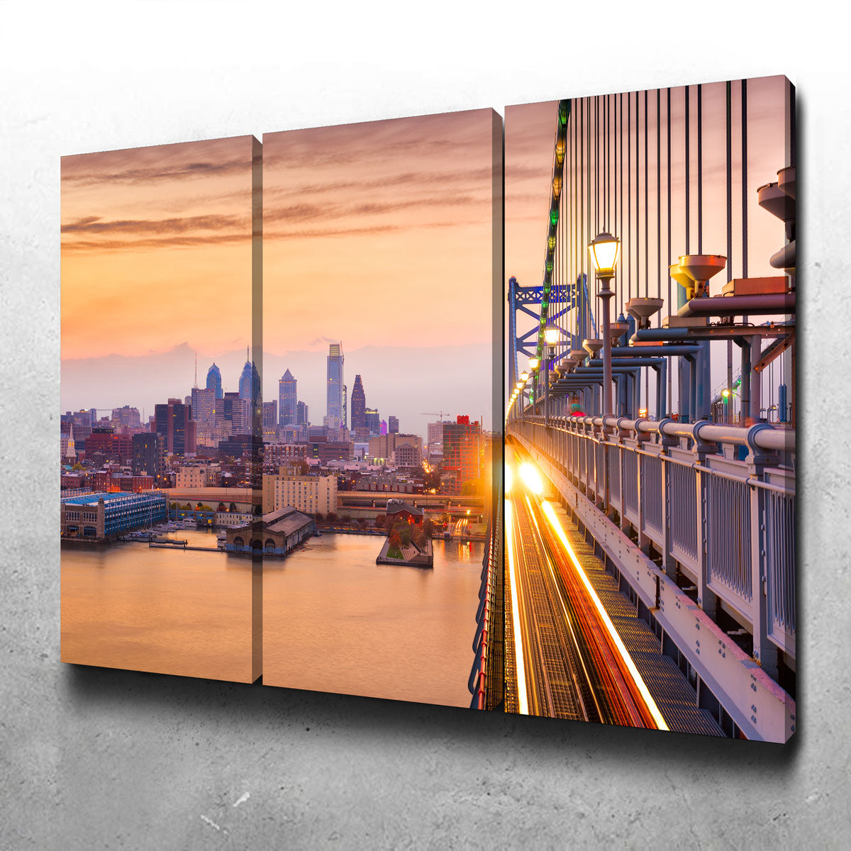 Exquisite Philadelphia Wall Art - Handmade with Sustainable Pine Wood