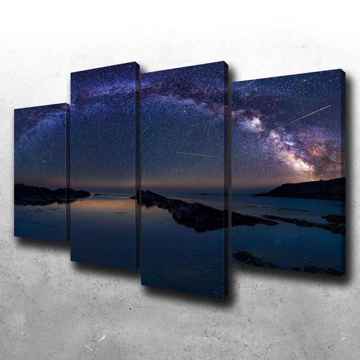 Stunning Arched Galaxy Wall Art for Enchanting Spaces