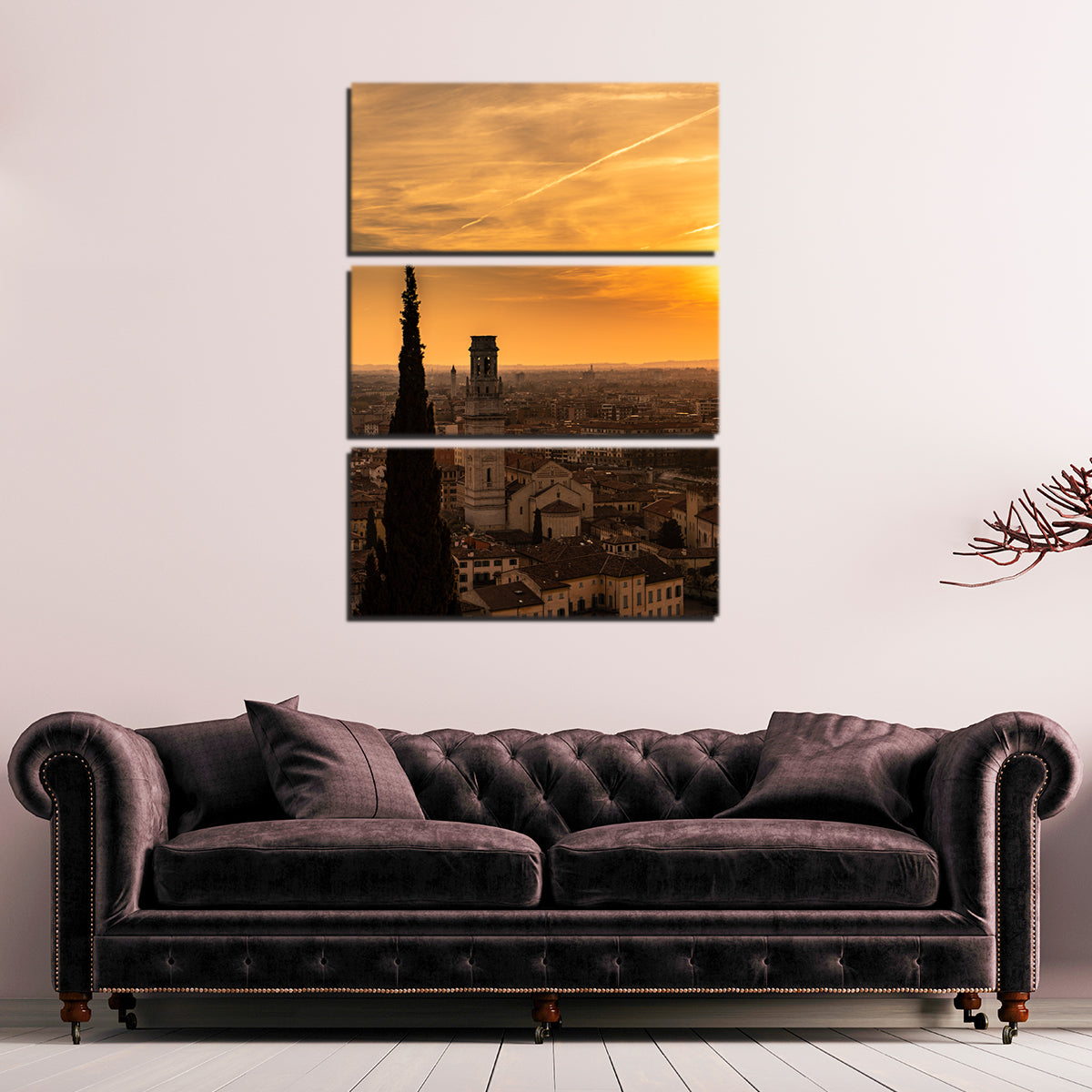Breathtaking Castel San Pietro at Sunset Wall Art by Stefano Baltieri