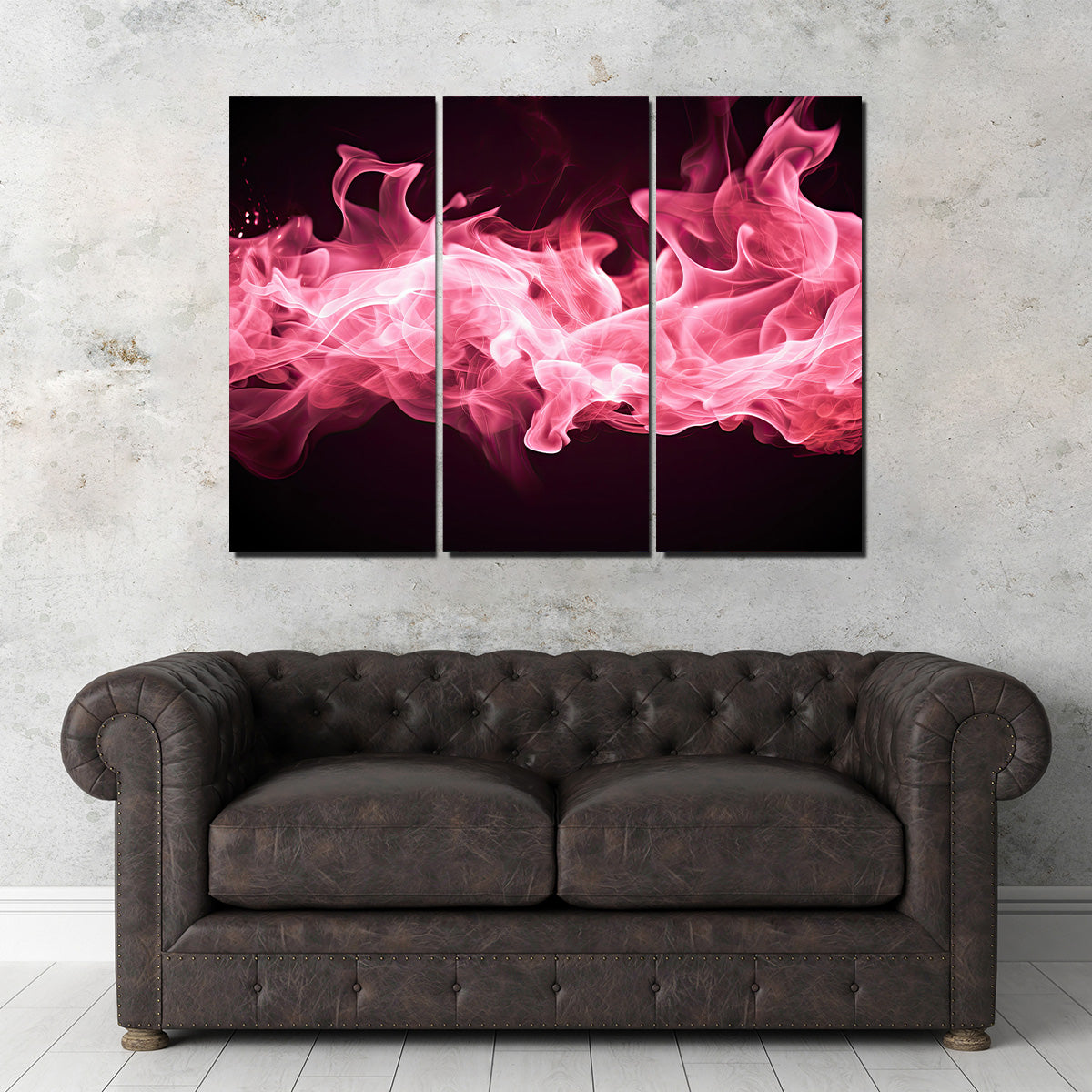 Stunning Pink Fire Wall Art