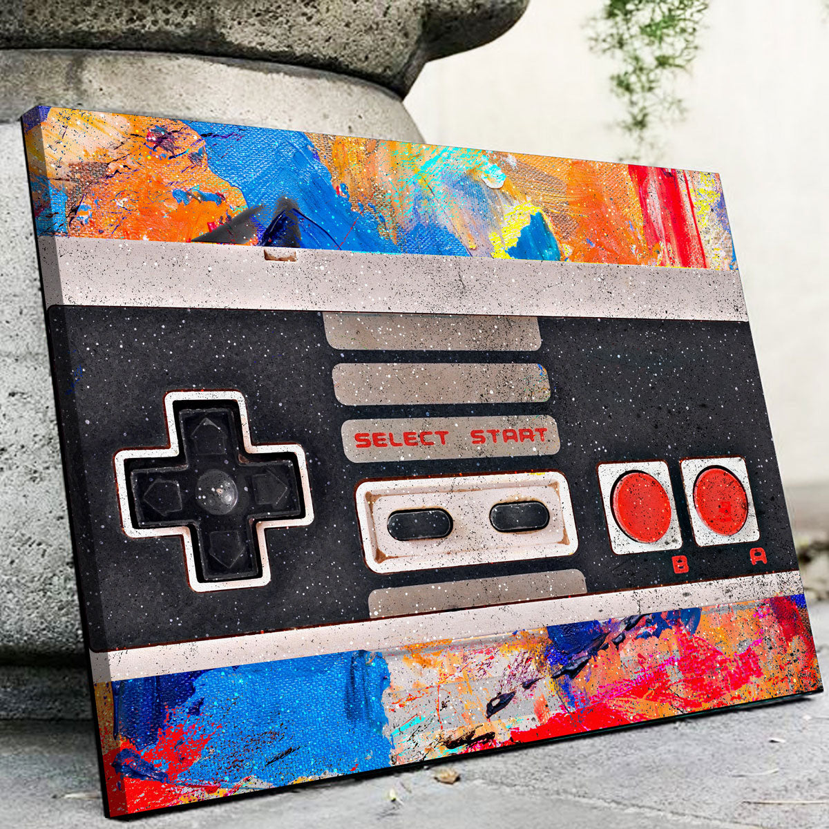 Stylish NES Controller Wall Art - Ideal Decor for Gaming Fans