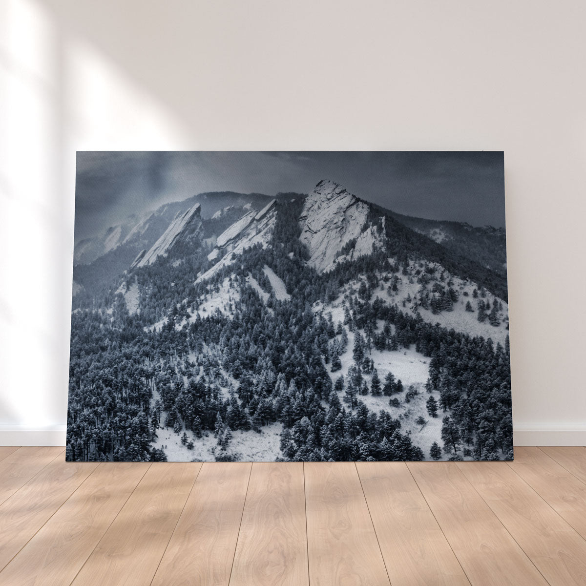 Breathtaking Snow On The Flatirons Wall Art for Stunning Home Decor