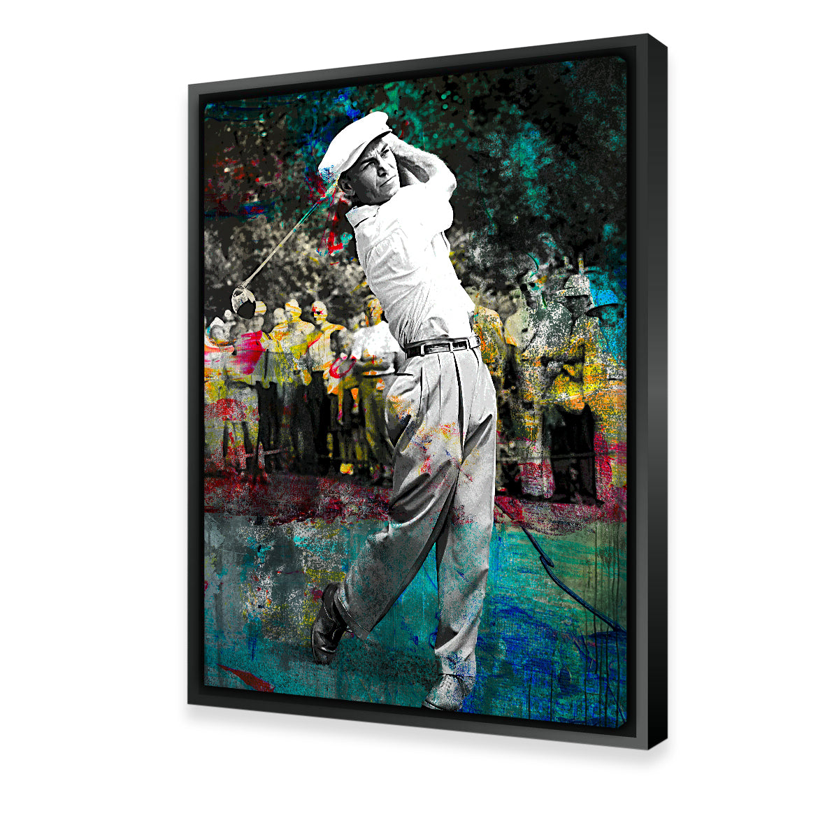 Ben Hogan Sustainable Kiln - Dried Pine Wood Framed Canvas Prints