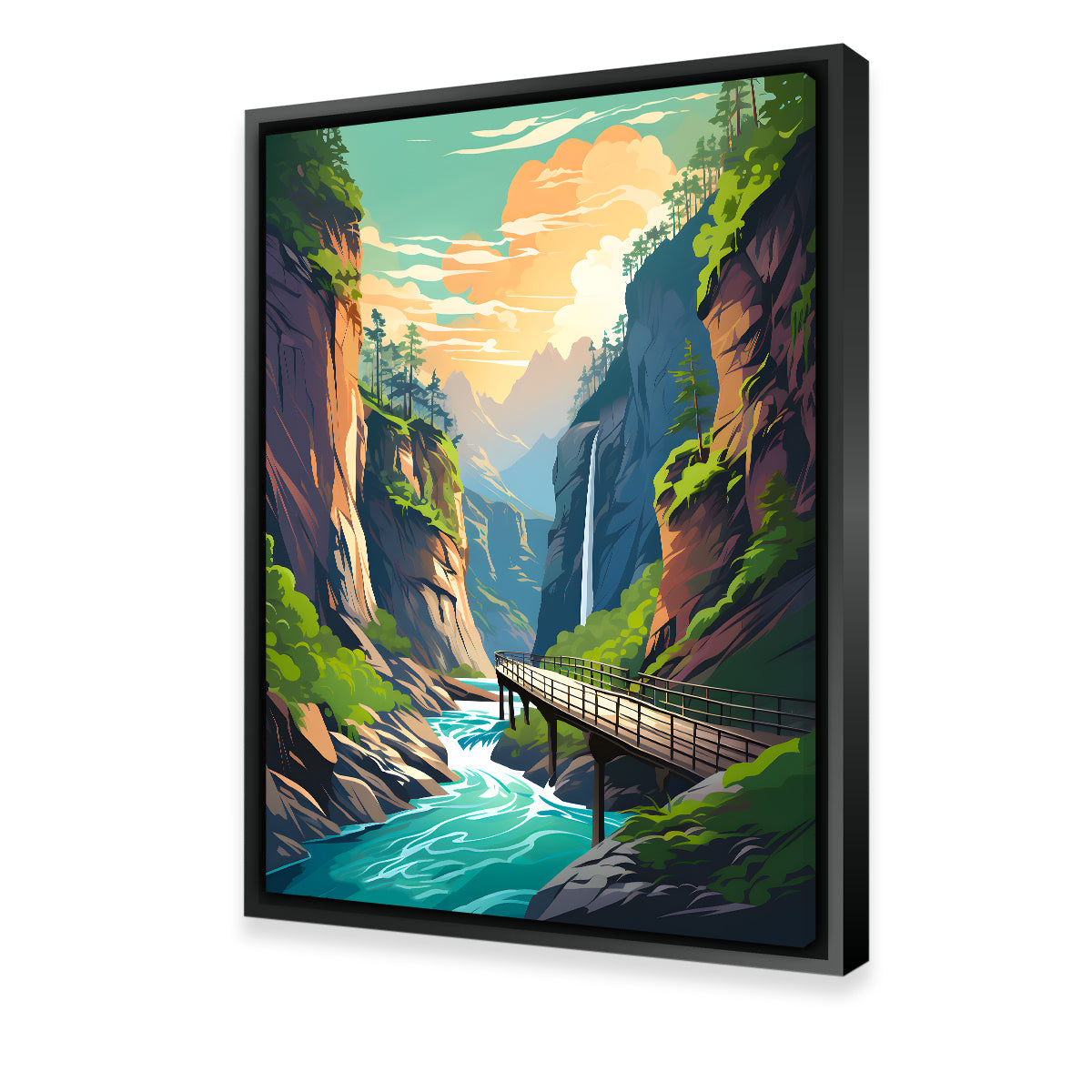 Stunning Slovenia - Vintgar Gorge Wall Art for Home Decor