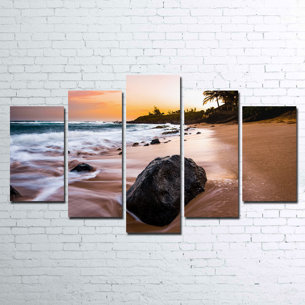 Exquisite Smooth Shore Wall Art by Lucas Moore