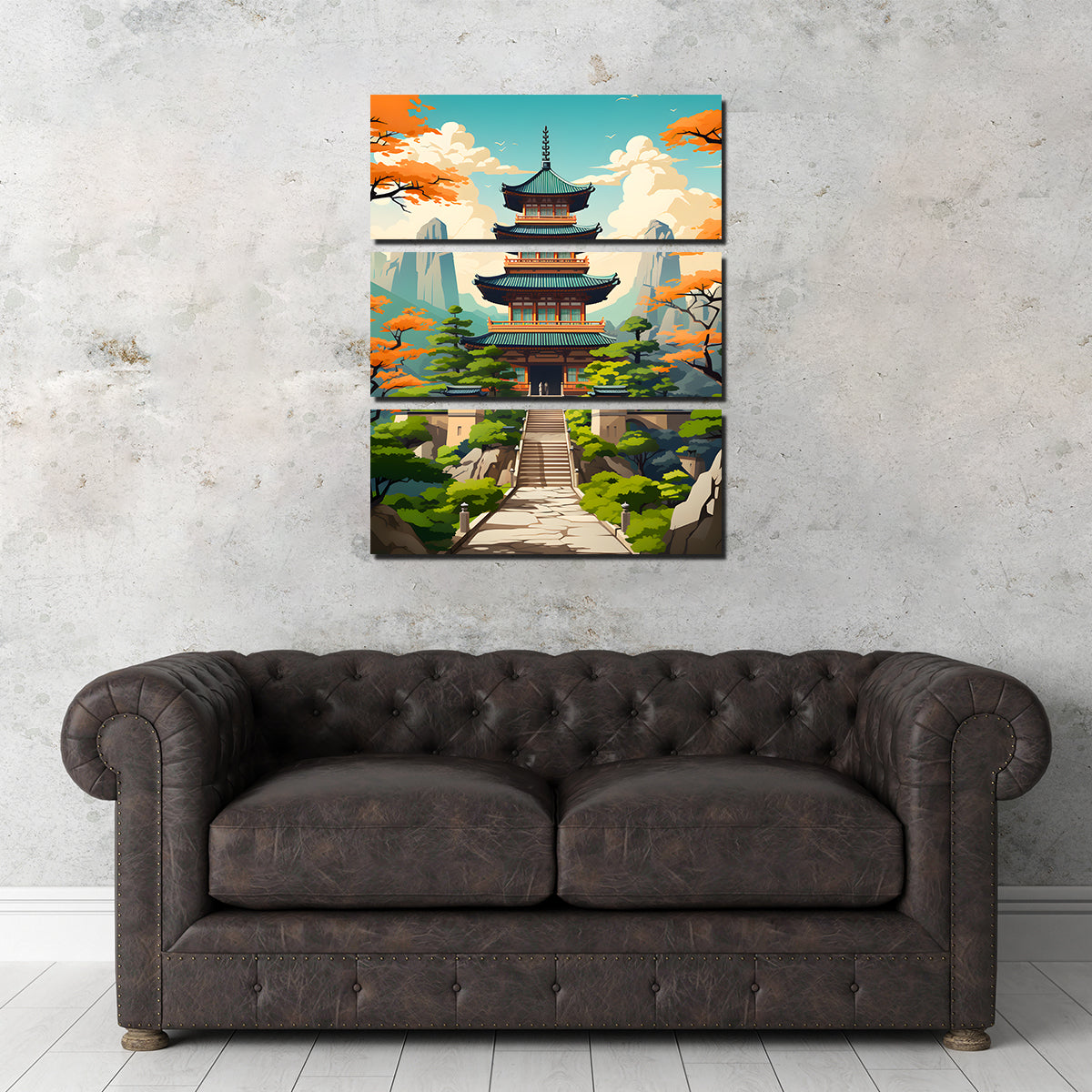 Exquisite Ancient Architecture Wall Art by Valth Graphics