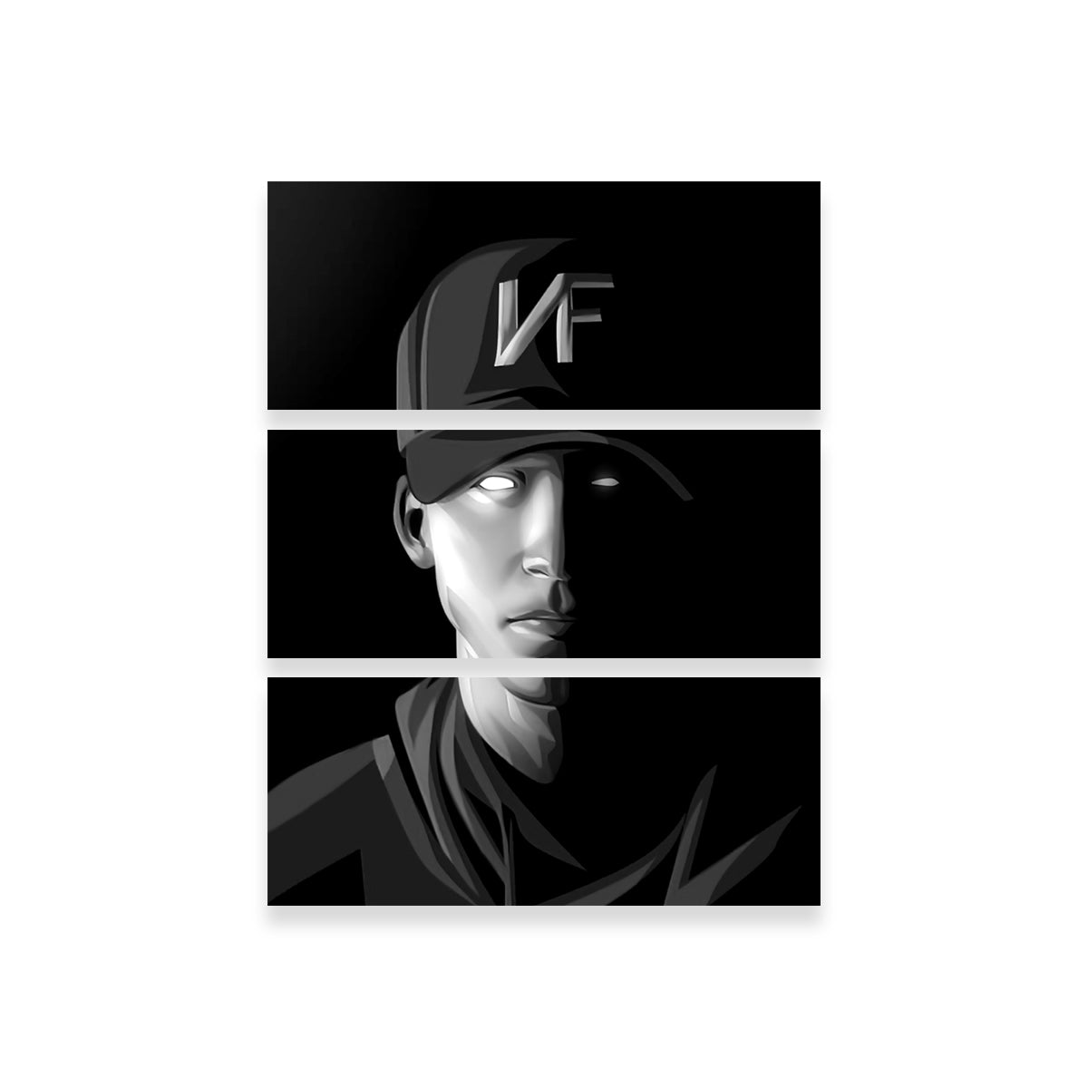 NF The Rapper Wall Art - Stunning Museum-Quality Canvas Print