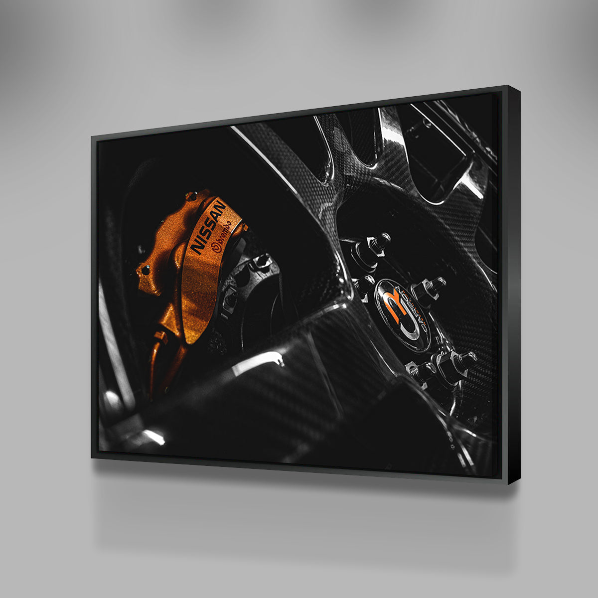 Stunning Nissan GTR Wheel Wall Art by George Sorin