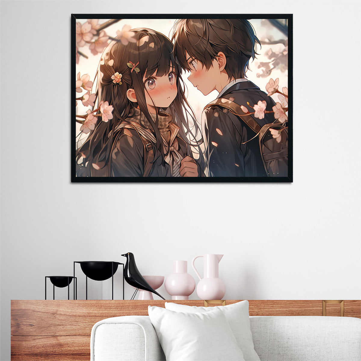 Stunning Anime Couple Wall Art