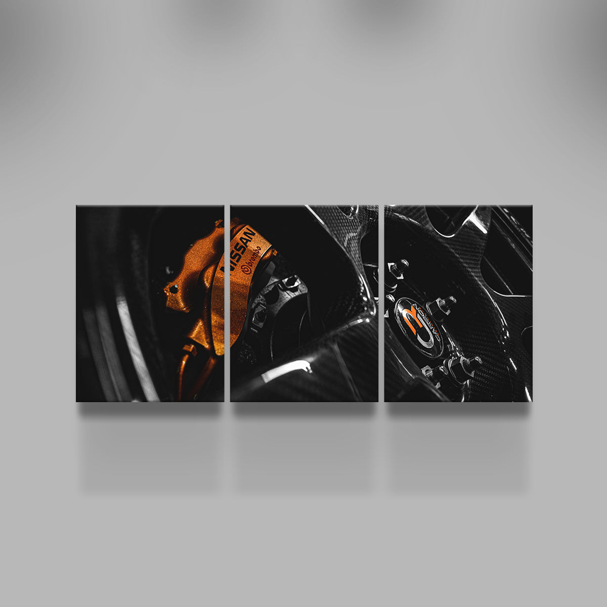 Stunning Nissan GTR Wheel Wall Art by George Sorin