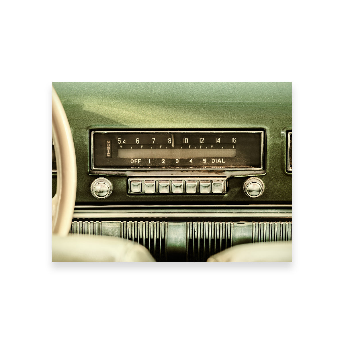 Vintage Old Car Radio with Premium Features