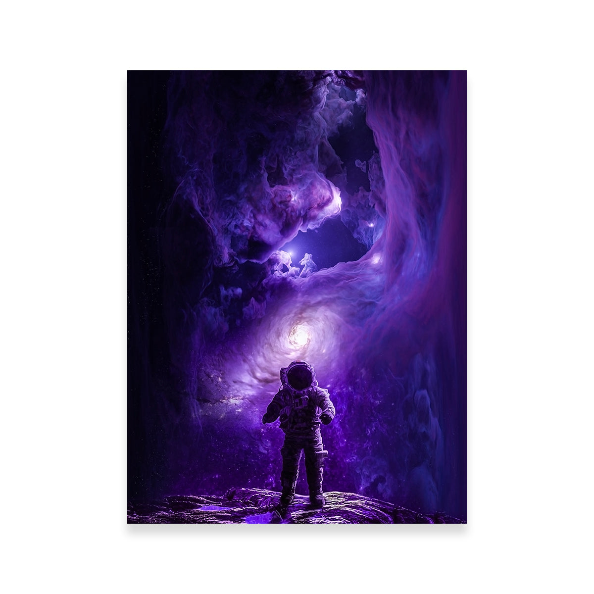 Captivating Astronaut Lost in Space Wall Art by George Sorin
