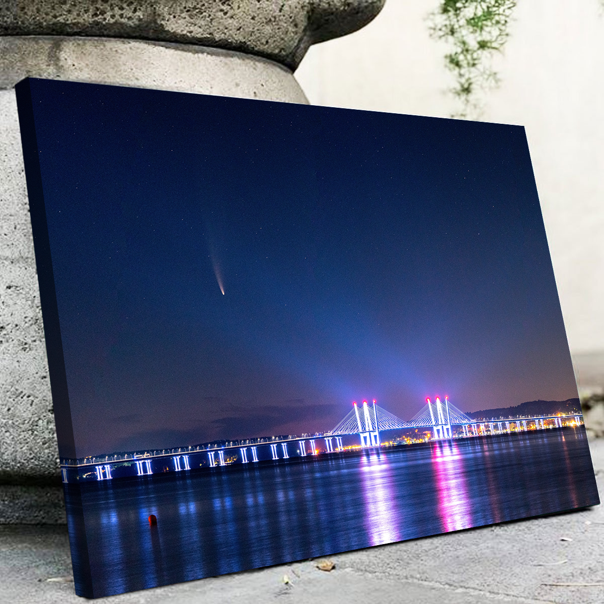 Stunning Neowise Panoramic Wall Art by Dennis Maida
