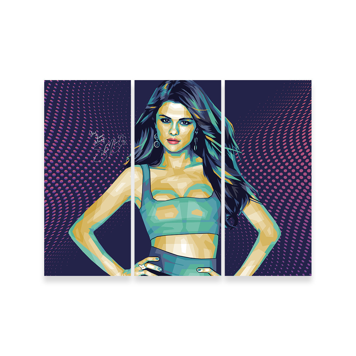 Selena Signature High - Quality Wall Art by Ralph & Laura Design