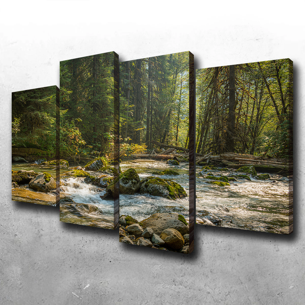 Stunning Cascade River Wall Art by Kyle Sherry