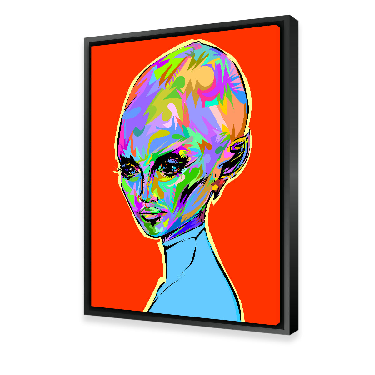 Alien Woman 2 Stunning Wall Art - Sustainable & High - Quality
