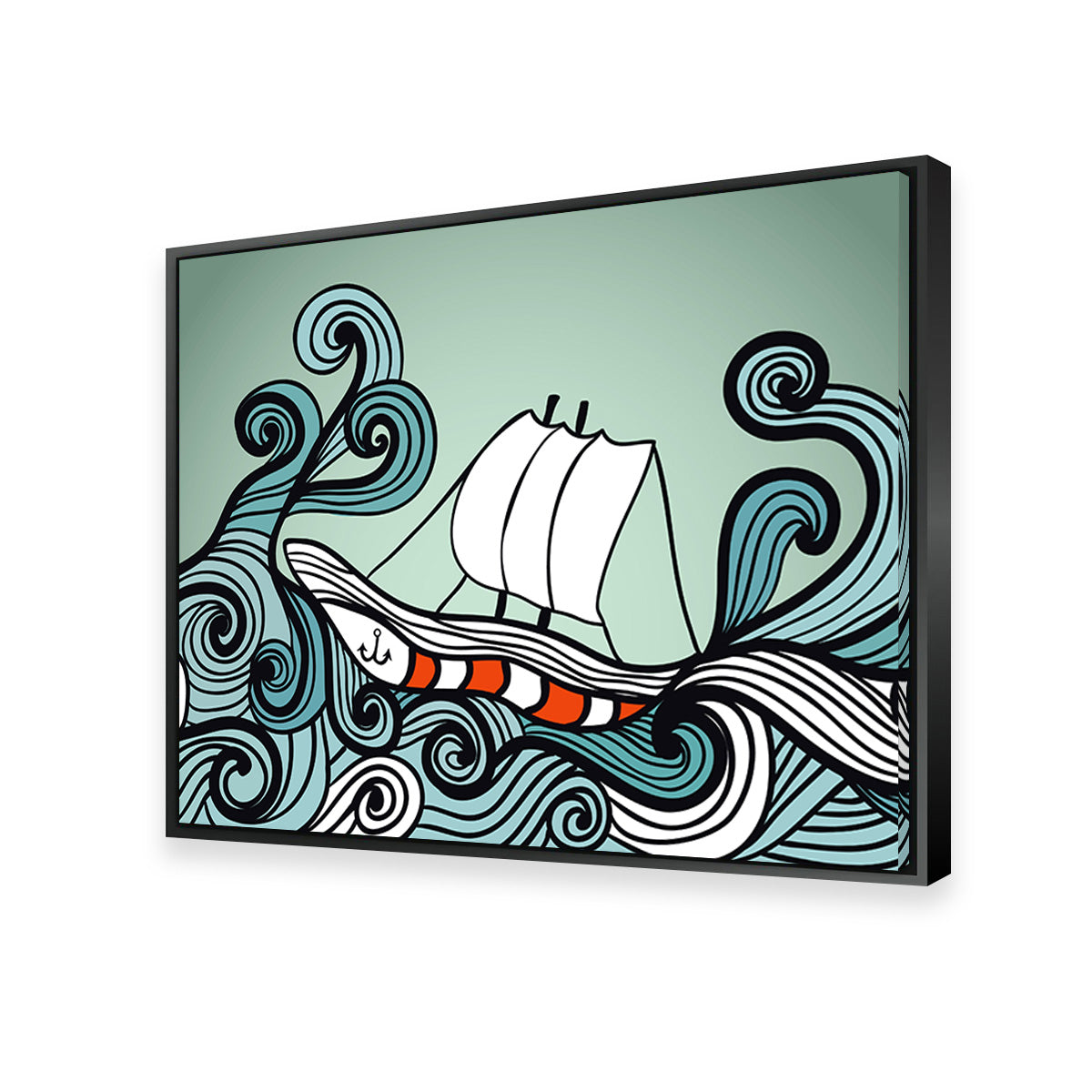Exquisite Ship Art Wall Decor Canvas