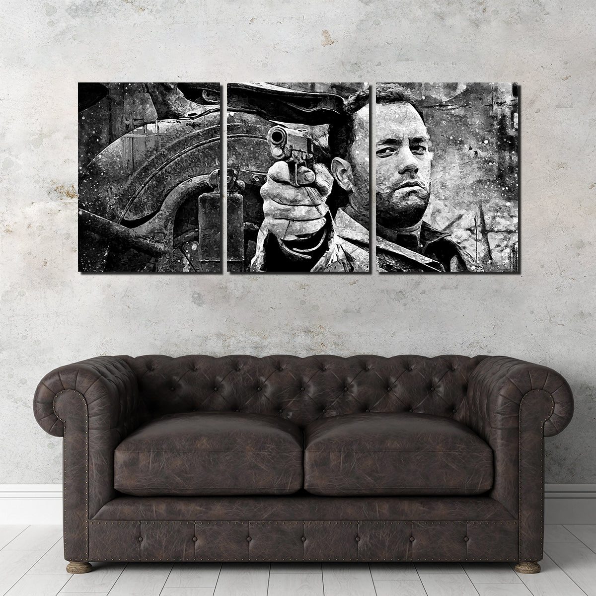 Captain Miller High - Quality Grayscale Wall Art for Stunning Home Decor