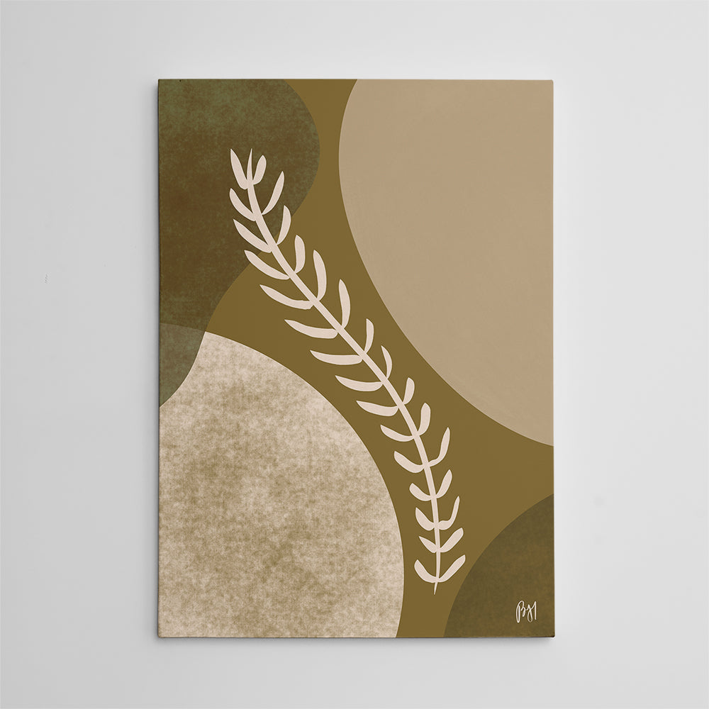 Back to Earth Wall Art - Sustainable Pine Wood Framed Canvas by Birch & Ink Sisters
