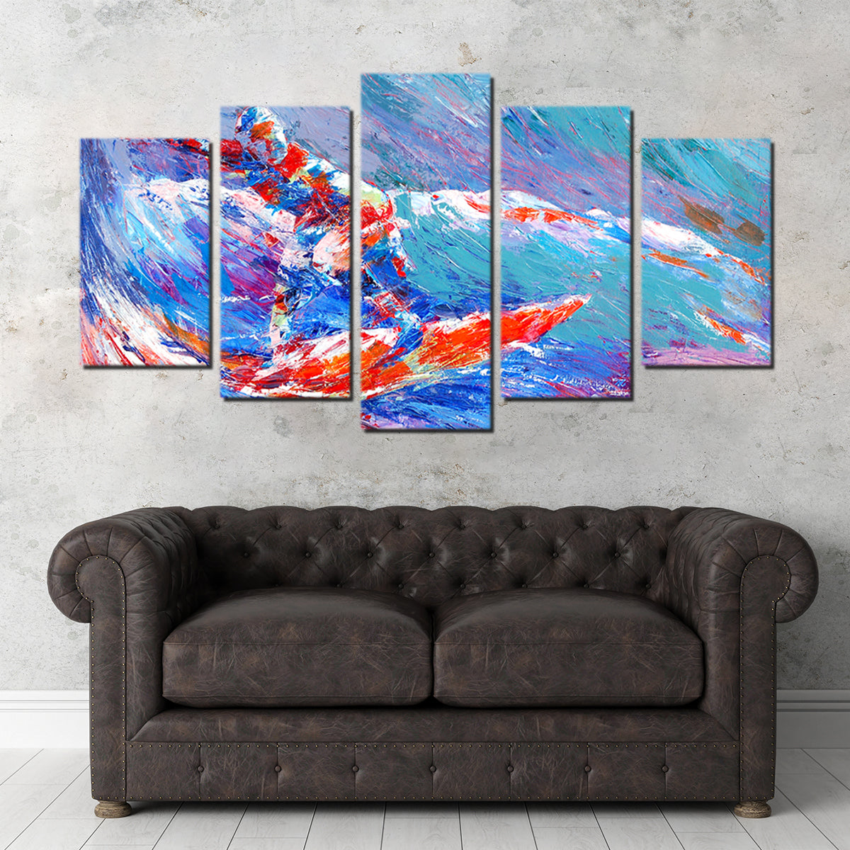 Stunning Shortboard Splash Wall Art for Your Home Decor