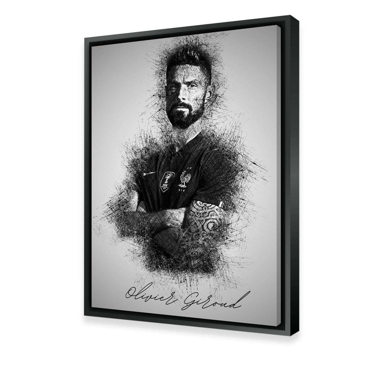 Stunning Olivier Giroud Wall Art for Home Decor