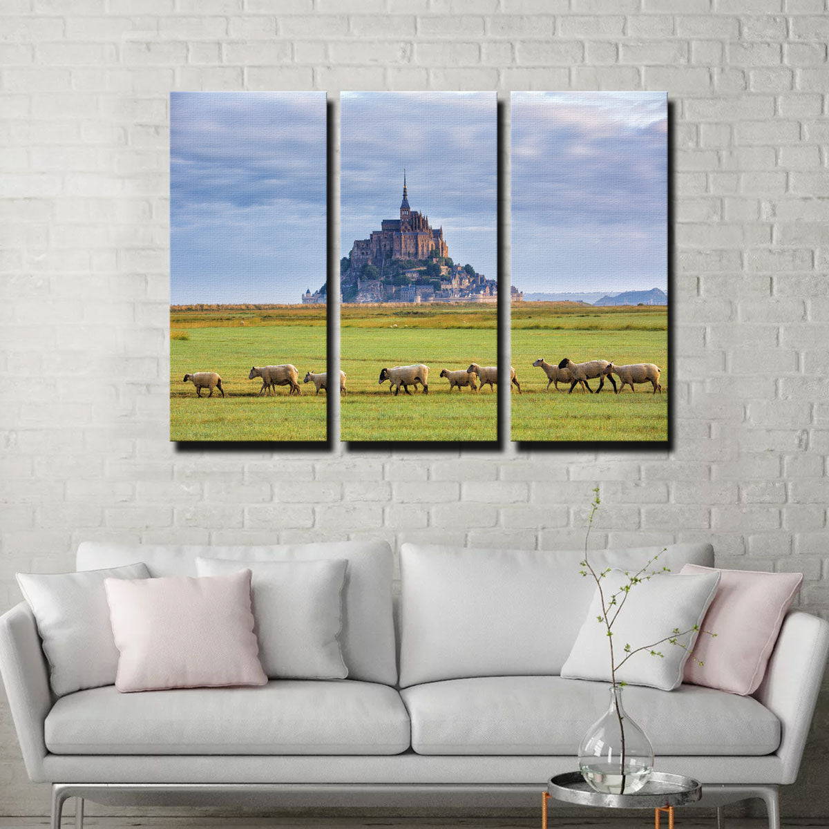 Exquisite Mont Saint Michel Abbey Wall Art for Stunning Home Decor