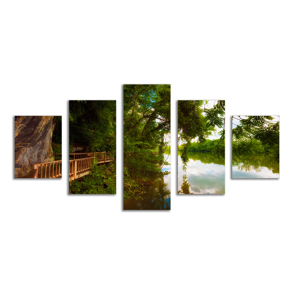 Stunning Ijam Nature Park Boardwalk Wall Art for Home Decor