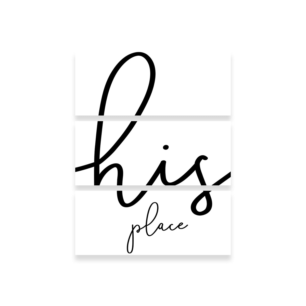 Stunning His Place Wall Art by Melanie Viola