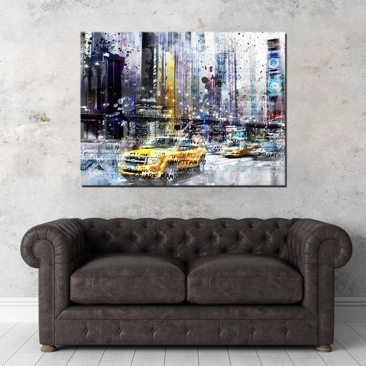 Stunning NYC Collage Wall Art by Melanie Viola