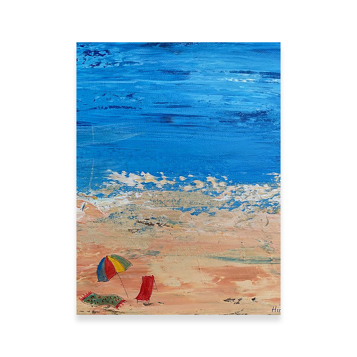 Stunning Beach Day 2 Wall Art by Peggy Hinaekian