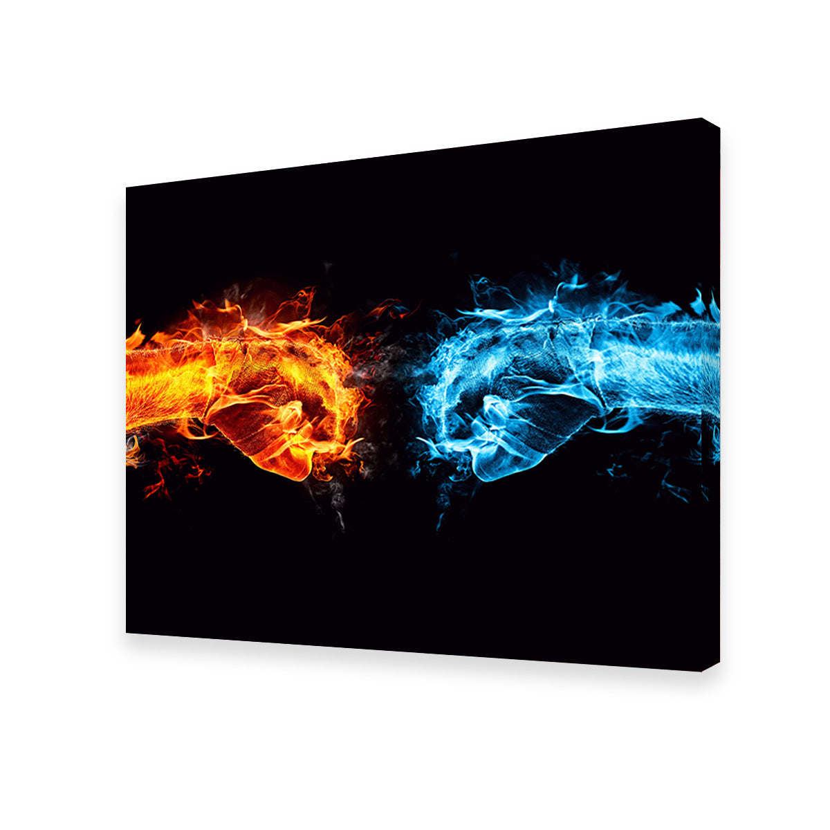 Stylish Hot Cold Fist Bump Wall Art for Trendy Decor