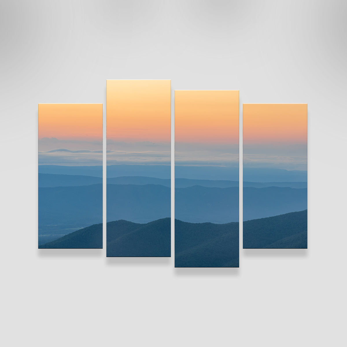Stunning Shenandoah Sunset Wall Art by Dennis Maida