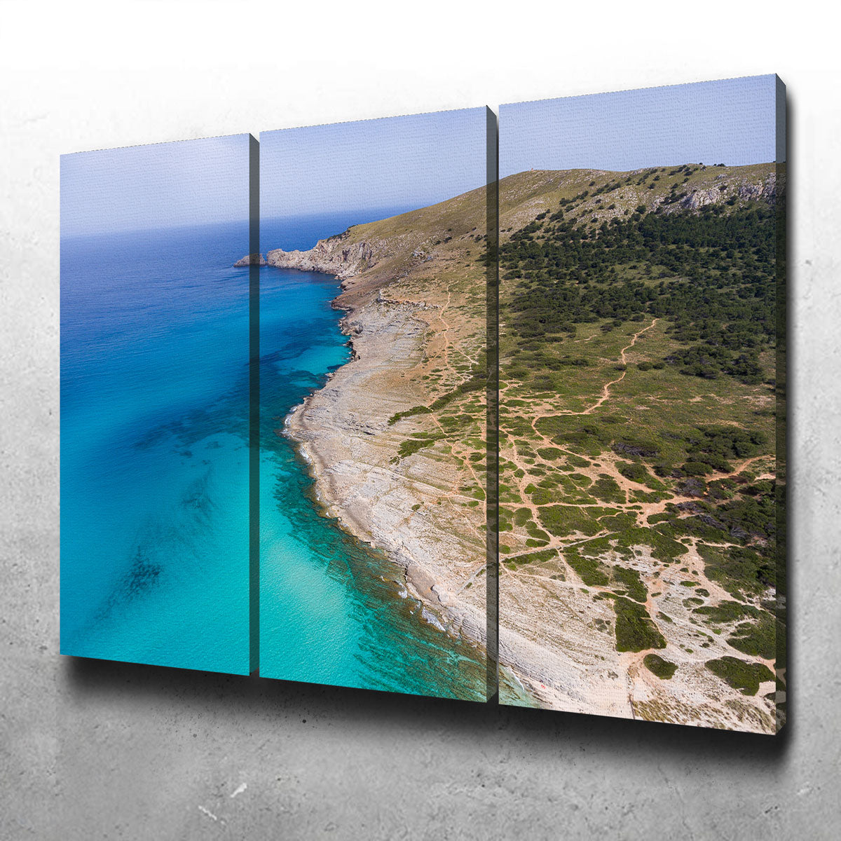 Exquisite Hill and Sea Wall Art by Karolis Janulis