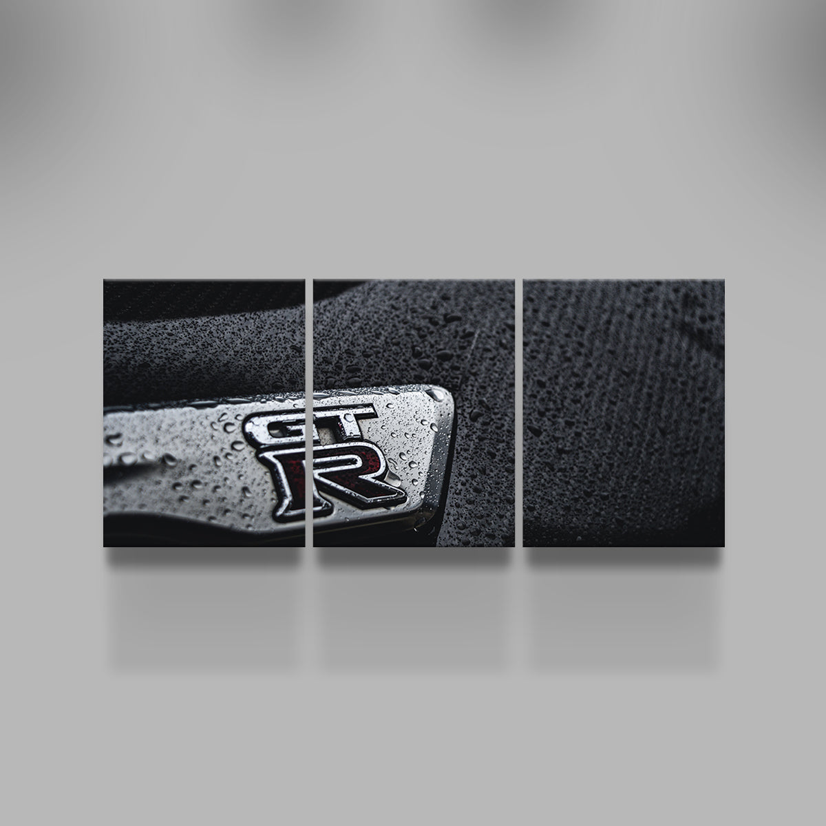 Stunning Nissan GTR Rain Drops Wall Art for Your Home Decor