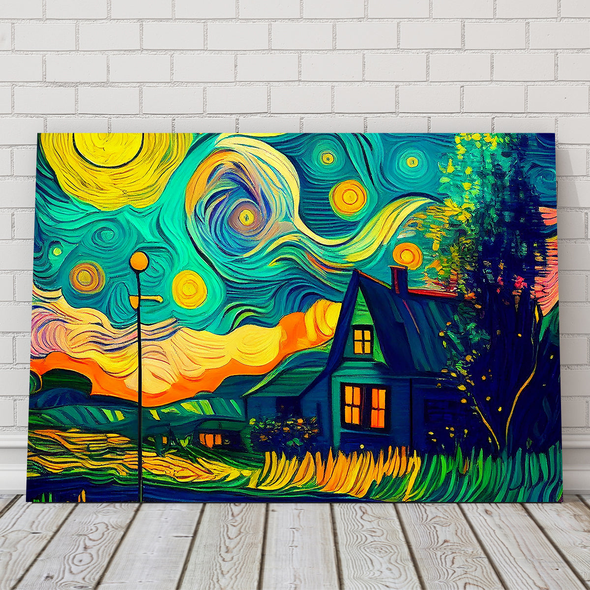 Charming Home Sweet Home Wall Art by Jennifer Hotai