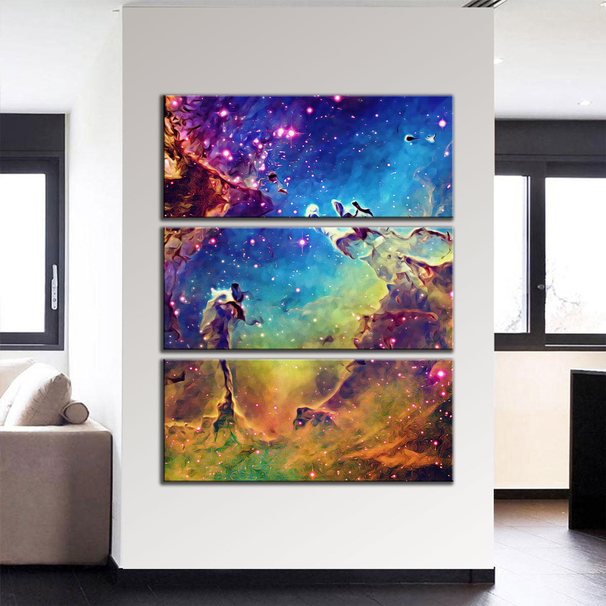 Stunning Pillars Of Creation Vertical Wall Art by Denise Dundon
