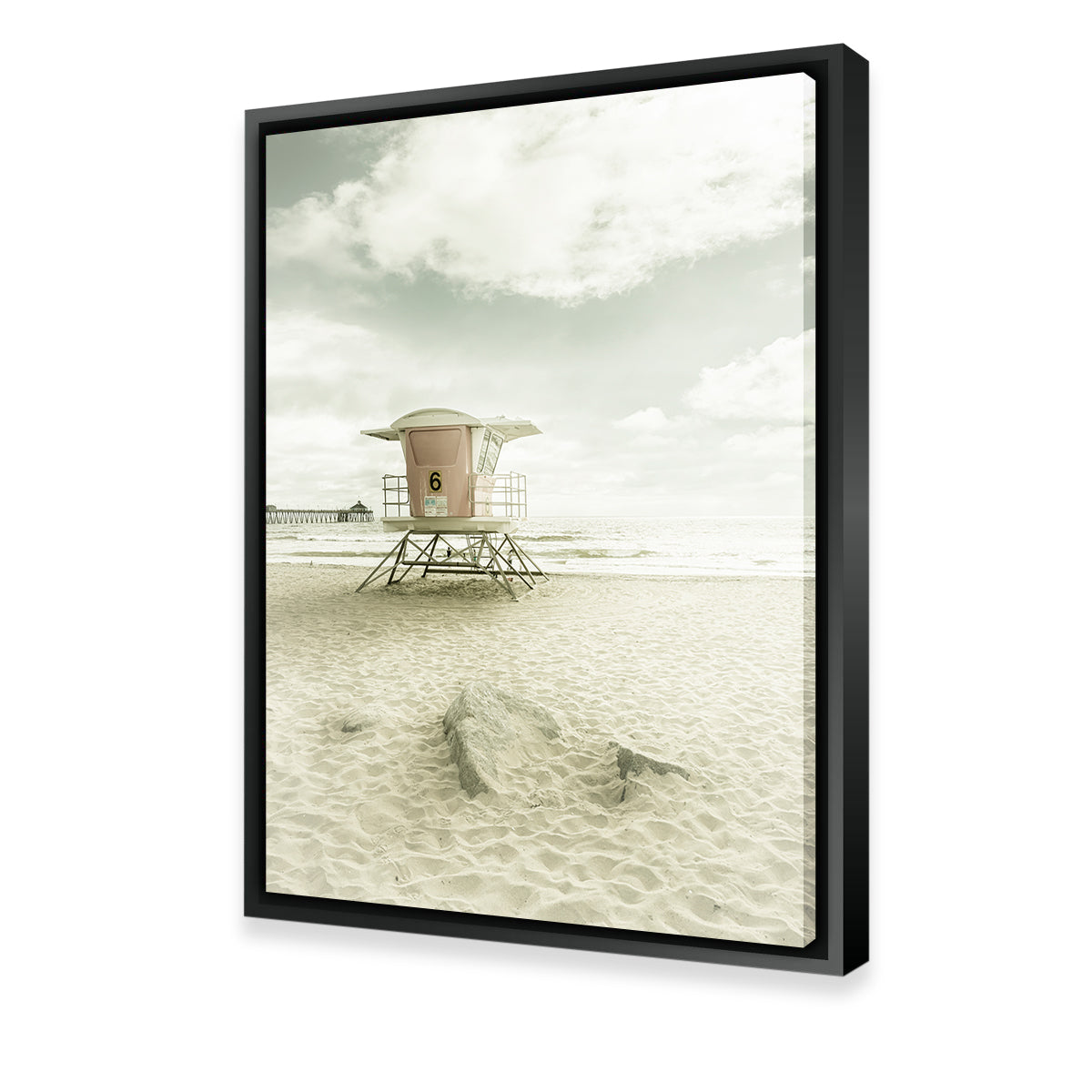 California Vintage Imperial Beach Stunning Wall Art by Melanie Viola
