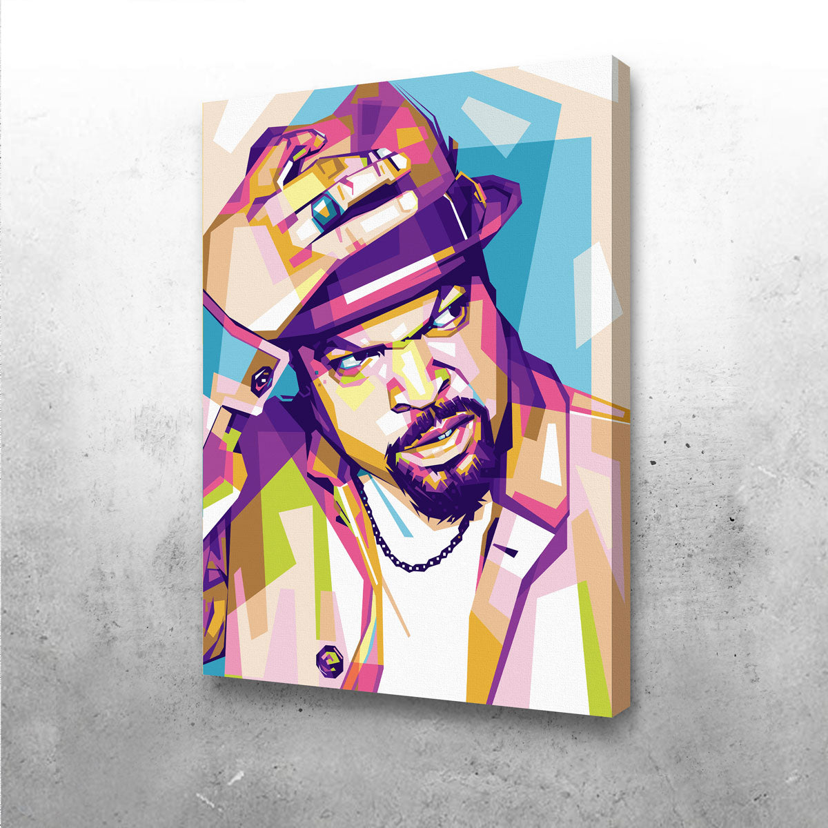 Hey Dude! Stunning Ice Cube Wall Art by Ralph & Laura Design