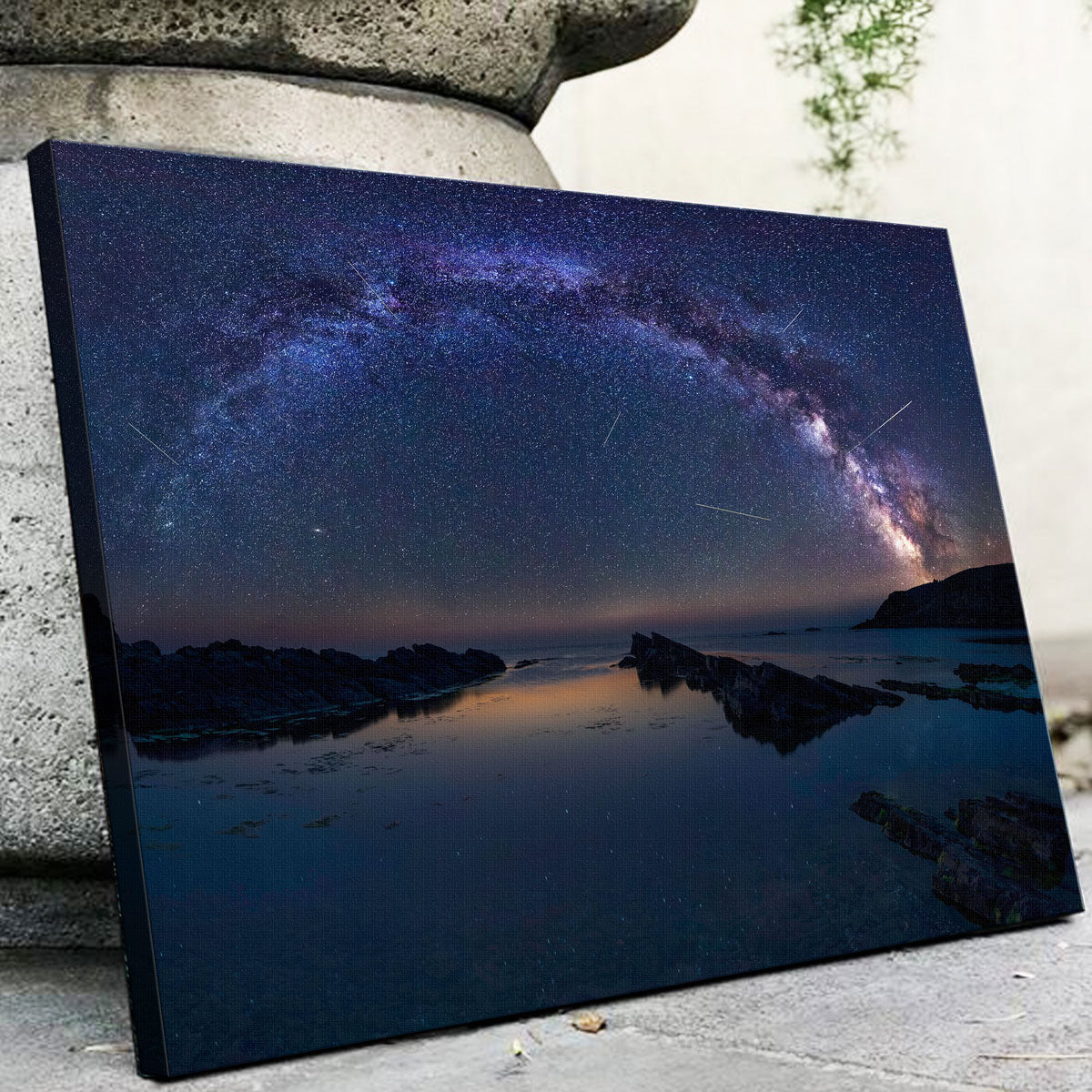 Stunning Arched Galaxy Wall Art for Enchanting Spaces